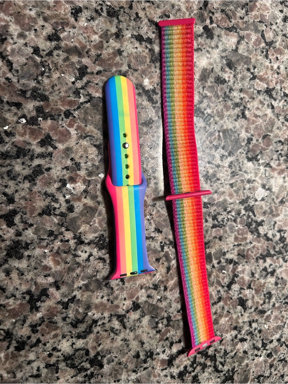 Two Apple rainbow Edition Sport Band for Watch Series 5 - Regular (40mm)